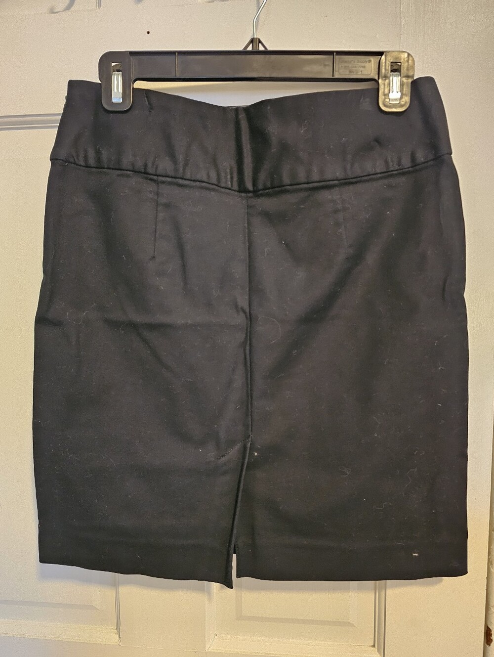 Banana Republic Factory Black High-Waist Pencil Skort